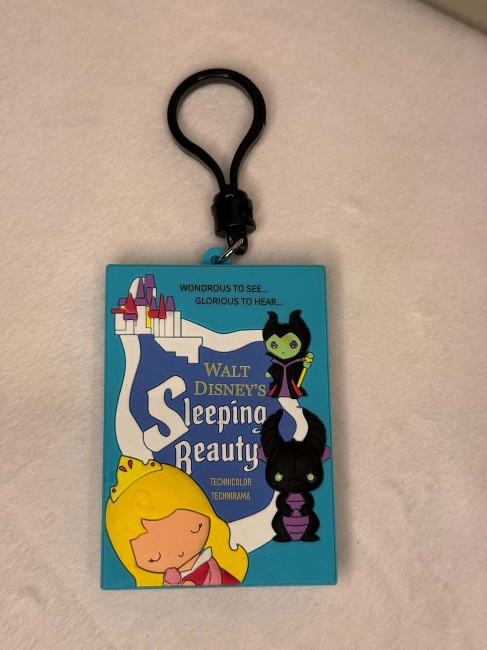 Monogram Disney Sleeping Beauty Movie Poster Series 3D Figural Bag Clip/Keychain